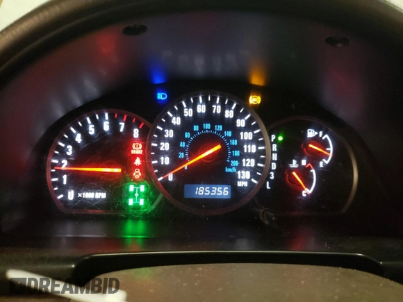 2004 Suzuki XL7 LX with VIN JS3TX92V044106650, listed as a Copart auction lot 76285514 with 185,356 mi miles and Salvage title. Bid and sale history available at DreamBid. Image 9.