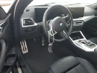 2024 BMW 4 Series M440i with VIN WBA53AT05RCP27562, listed as a Copart auction lot 74601414 with Not Provided miles and Salvage Title. Bid and sale history available at carsss.com. Image 9.
