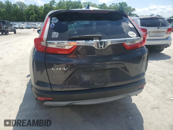 2017 Honda CR-V EX with VIN 7FARW1H52HE041050, listed as a Copart auction lot 51579625 with 197,127 mi miles and Salvage Title. Bid and sale history available at carsss.com. Image 6.