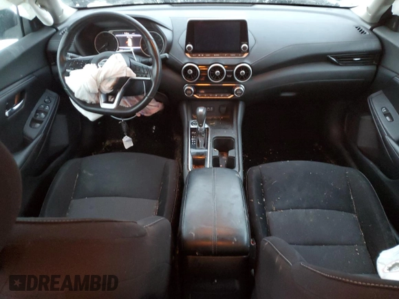 2021 Nissan Sentra SV with VIN 3N1AB8CVXMY284398, listed as a Copart auction lot 41612605 with 87,665 mi miles and Salvage Title. Bid and sale history available at carsss.com. Image 8.