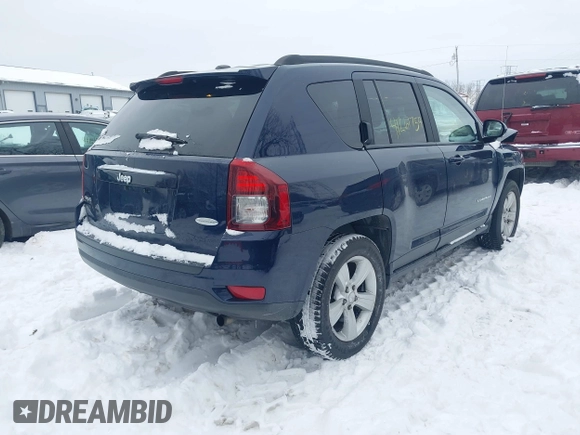 2017 Jeep Compass High Altitude with VIN 1C4NJDEB0HD106845, listed as a IAAI auction lot 41261759 with 76,630 mi miles. Bid and sale history available at carsss.com. Image 4.