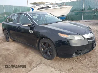 2012 Acura TL Tech Auto with VIN 19UUA9F58CA010491, listed as a IAAI auction lot 41824746 with 203,328 mi miles. Bid and sale history available at carsss.com. Image 1.