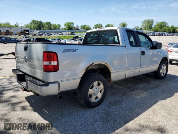 2007 Ford F-150 STX with VIN 1FTRX12W87FB51282, listed as a Copart auction lot 55580365 with 213,923 mi miles and Salvage title. Bid and sale history available at DreamBid. Image 3.