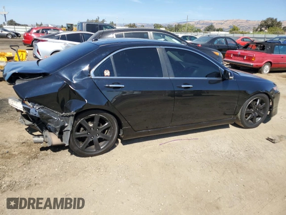 2005 Acura TSX with VIN JH4CL95915C008578, listed as a Copart auction lot 72825624 with 293,413 mi miles and Salvage Title. Bid and sale history available at DreamBid. Image 3.