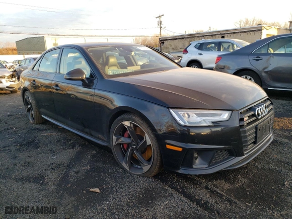 2019 Audi S4 Premium Plus with VIN WAUB4AF44KA012997, listed as a Copart auction lot 71679342 with 62,365 mi miles. Bid and sale history available at carsss.com. Image 4.