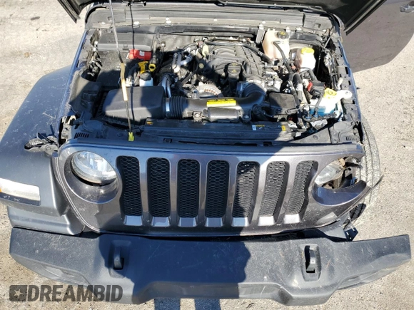 2021 Jeep Wrangler Unlimited Freedom z VIN 1C4HJXDG1MW780092, wystawiony jako Copart lot #82361854 z przebiegiem 43 256 mil mil oraz Szkoda całkowita • Salvage title. Historia ofert i sprzedaży dostępna na DreamBid. Obrazek 12.