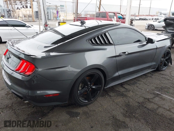 2022 Ford Mustang EcoBoost with VIN 1FA6P8TH5N5142558, listed as a IAAI auction lot 42025156 with 24,069 mi miles and . Bid and sale history available at DreamBid. Image 4.