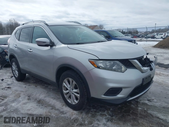 2016 Nissan Rogue SL with VIN 5N1AT2MVXGC896051, listed as a IAAI auction lot 41684560 with 102,182 mi miles and . Bid and sale history available at DreamBid. Image 1.