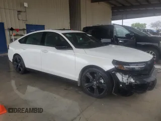 2024 Honda Accord Sport-L with VIN 1HGCY2F74RA078747, listed as a Copart auction lot 59018995 with 3,656 mi miles and Salvage title. Bid and sale history available at DreamBid. Image 4.