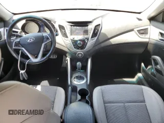 2013 Hyundai Veloster w/Black Int with VIN KMHTC6AD3DU171389, listed as a Copart auction lot 57343135 with 80,572 mi miles and Salvage title. Bid and sale history available at DreamBid. Image 8.