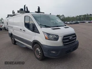 2020 Ford Transit Cargo with VIN 1FTBR1Y8XLKA19646, listed as a IAAI auction lot 42633323 with 82,577 mi miles and . Bid and sale history available at DreamBid. Image 1.