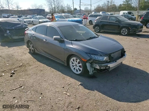 2020 Honda Civic Si Sedan with VIN 2HGFC1E59LH708308, listed as a Copart auction lot 48619525 with 50,032 mi miles and Salvage Title. Bid and sale history available at carsss.com. Image 10.
