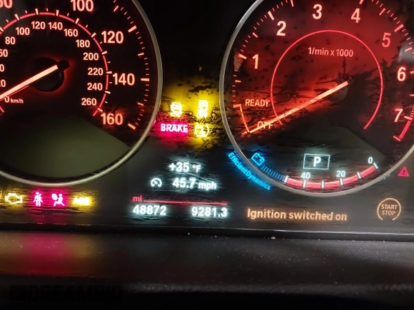 2018 BMW 3 Series 330i xDrive with VIN WBA8D9G59JNU68145, listed as a IAAI auction lot 41079634 with 48,872 mi miles and . Bid and sale history available at carsss.com. Image 15.