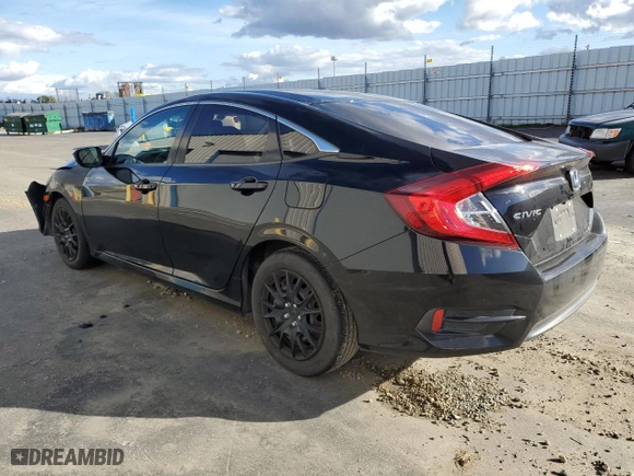 2018 Honda Civic Sedan LX with VIN 2HGFC2F52JH574629, listed as a Copart auction lot 45517785 with 88,661 mi miles and Salvage Title. Bid and sale history available at carsss.com. Image 2.