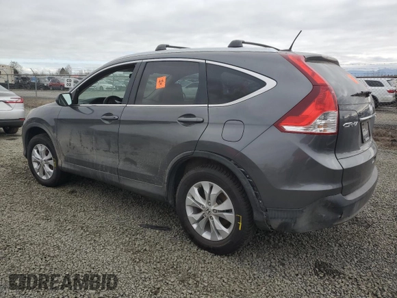 2013 Honda CR-V EX-L with VIN 2HKRM4H77DH655799, listed as a Copart auction lot 48250205 with Not Provided miles and Salvage Title. Bid and sale history available at carsss.com. Image 2.