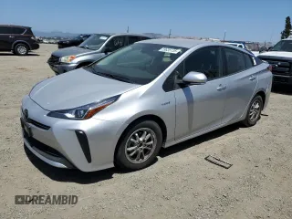 2020 Toyota Prius L Eco z VIN JTDKARFU0L3113339, wystawiony jako Copart lot #59635135 z przebiegiem 46 189 mil mil oraz Szkoda całkowita • Salvage title. Historia ofert i sprzedaży dostępna na DreamBid. Obrazek 1.