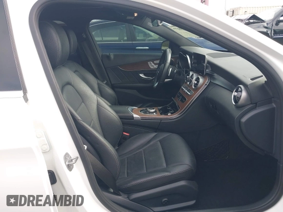 2019 Mercedes-Benz C 300 with VIN WDDWF8DB3KR458090, listed as a IAAI auction lot 42358177 with 33,201 mi miles and . Bid and sale history available at DreamBid. Image 5.