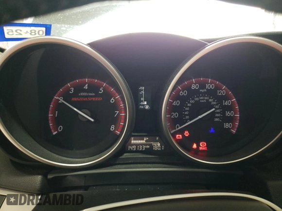 2012 Mazda 3 Mazdaspeed3 Touring with VIN JM1BL1L30C1643281, listed as a Copart auction lot 53963925 with 149,133 mi miles and Salvage Title. Bid and sale history available at DreamBid. Image 9.