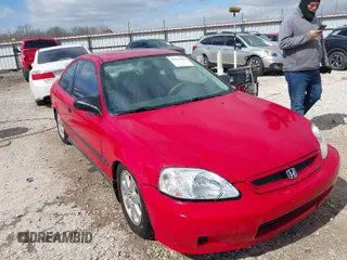 1999 Honda Civic DX with VIN 1HGEJ6129XL091348, listed as a IAAI auction lot 41817088 with 179,246 mi miles. Bid and sale history available at carsss.com. Image 1.