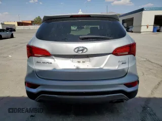 2017 Hyundai Santa Fe 2.4L with VIN 5XYZTDLB4HG449643, listed as a Copart auction lot 60880195 with 153,893 mi miles and Clean title. Bid and sale history available at DreamBid. Image 6.