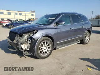2013 Buick Enclave Leather with VIN 5GAKRCKD9DJ170097, listed as a Copart auction lot 44064755 with 0 mi miles and Salvage Title. Bid and sale history available at carsss.com. Image 1.