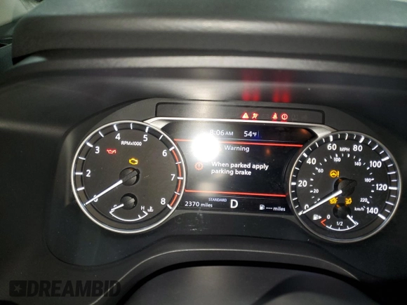 2025 Nissan Rogue SV with VIN 5N1BT3BA5SC822569, listed as a Copart auction lot 51820515 with 2,370 mi miles and Salvage Title. Bid and sale history available at DreamBid. Image 9.