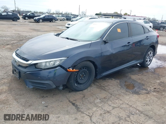 2016 Honda Civic Sedan LX with VIN 19XFC2F55GE222468, listed as a IAAI auction lot 41834508 with 1 mi miles. Bid and sale history available at carsss.com. Image 2.