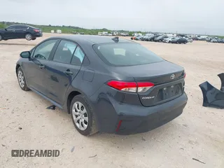 2024 Toyota Corolla LE with VIN 5YFB4MDE6RP103677, listed as a IAAI auction lot 42116151 with 51,076 mi miles. Bid and sale history available at carsss.com. Image 3.