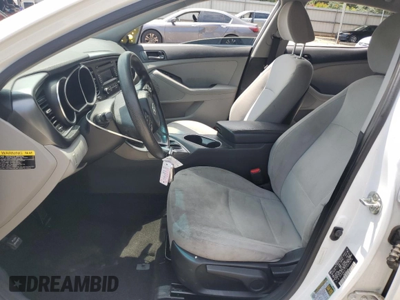 2015 Kia Optima LX with VIN 5XXGM4A71FG355076, listed as a Copart auction lot 61904065 with 147,985 mi miles and Salvage title. Bid and sale history available at DreamBid. Image 7.