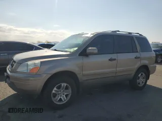 2003 Honda Pilot EX z VIN 2HKYF18503H569459, wystawiony jako Copart lot #59855885 z przebiegiem 191 062 mil mil oraz Szkoda całkowita • Salvage title. Historia ofert i sprzedaży dostępna na DreamBid. Obrazek 1.