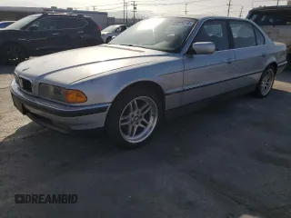 1997 BMW 7 Series 740iL with VIN WBAGJ8328VDM00702, listed as a Copart auction lot 63689375 with 210,180 mi miles and Clean title. Bid and sale history available at DreamBid. Image 1.