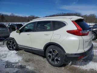 2017 Honda CR-V Touring with VIN 5J6RW2H90HL051779, listed as a Copart auction lot 45591765 with 89,306 mi miles and Salvage Title. Bid and sale history available at carsss.com. Image 2.
