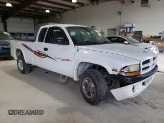 1998 Dodge Dakota SLT with VIN 1B7GG22X1WS732201, listed as a Copart auction lot 53292865 with 212,198 mi miles and Salvage Title. Bid and sale history available at carsss.com. Image 4.
