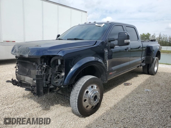 2024 Ford F-450 XL with VIN 1FT8W4DM0REC65149, listed as a Copart auction lot 47088395 with 32,521 mi miles and Salvage title. Bid and sale history available at DreamBid. Image 1.