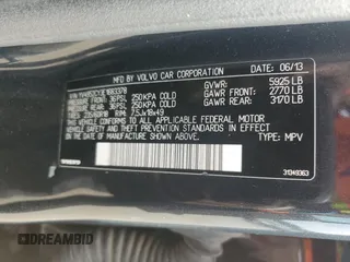 2014 Volvo XC90 with VIN YV4952CY3E1683378, listed as a Copart auction lot 55995615 with 121,357 mi miles and Salvage title. Bid and sale history available at DreamBid. Image 13.