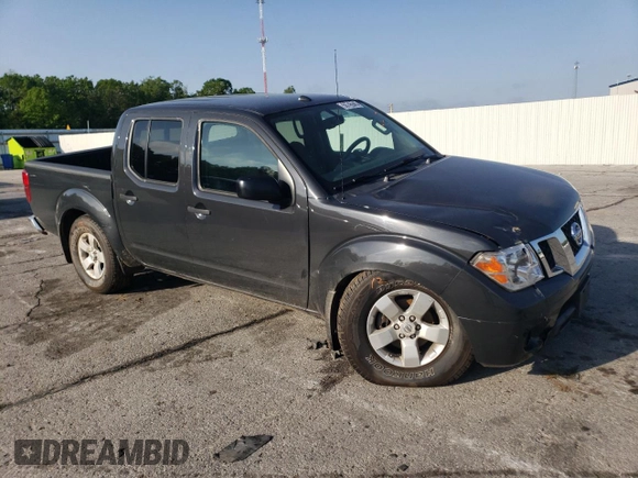 2013 Nissan Frontier SV with VIN 1N6AD0EVXDN762822, listed as a Copart auction lot 56745945 with 153,298 mi miles and Salvage title. Bid and sale history available at DreamBid. Image 4.