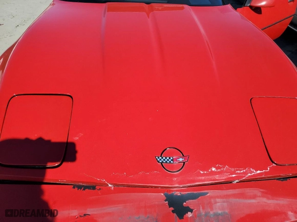 1989 Chevrolet Corvette with VIN 1G1YY3186K5109742, listed as a Copart auction lot 45378375 with 104,385 mi miles and Salvage Title. Bid and sale history available at carsss.com. Image 11.