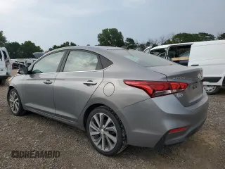 2022 Hyundai Accent Limited with VIN 3KPC34A67NE175892, listed as a Copart auction lot 68247634 with 52,544 mi miles and Salvage Title. Bid and sale history available at carsss.com. Image 2.