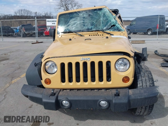 2013 Jeep Wrangler Sport with VIN 1C4AJWAG4DL617356, listed as a IAAI auction lot 41860570 with 30,331 mi miles and . Bid and sale history available at carsss.com. Image 6.