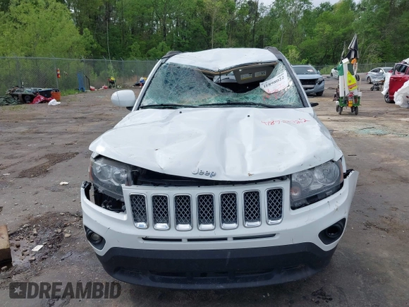2016 Jeep Compass High Altitude Edition with VIN 1C4NJCEA9GD615042, listed as a IAAI auction lot 41898022 with 95,327 mi miles. Bid and sale history available at carsss.com. Image 6.