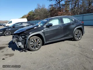 2021 Lexus UX with VIN JTHR9JBH7M2050957, listed as a Copart auction lot 42299095 with 0 mi miles and Salvage Title. Bid and sale history available at carsss.com. Image 1.
