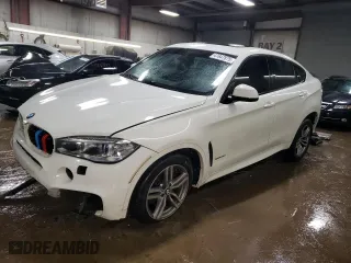 2015 BMW X6 xDrive35i with VIN 5UXKU2C56F0N77154, listed as a Copart auction lot 47647875 with 86,920 mi miles and Salvage Title. Bid and sale history available at carsss.com. Image 1.