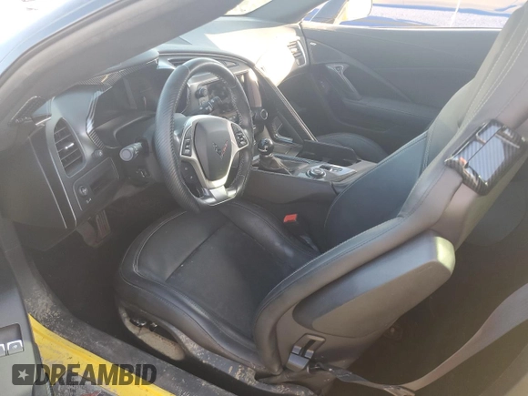 2019 Chevrolet Corvette Grand Sport 1LT with VIN 1G1YV2D79K5115282, listed as a Copart auction lot 80503004 with 0 mi miles and Salvage Title. Bid and sale history available at carsss.com. Image 7.