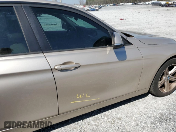 2013 BMW 3 Series 328i with VIN WBA3C1C58DF442705, listed as a Copart auction lot 48475745 with 141,237 mi miles and Salvage Title. Bid and sale history available at carsss.com. Image 12.