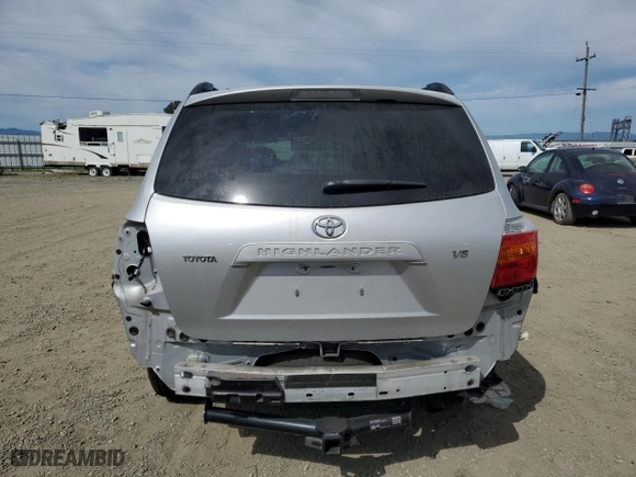 2008 Toyota Highlander with VIN JTEDS41AX82022044, listed as a Copart auction lot 52561295 with 181,873 mi miles and Salvage Title. Bid and sale history available at carsss.com. Image 6.