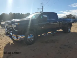 2024 Chevrolet Silverado 3500HD LTZ with VIN 1GC4YUEY0RF270095, listed as a Copart auction lot 82200454 with 12,758 mi miles and Salvage Title. Bid and sale history available at carsss.com. Image 1.