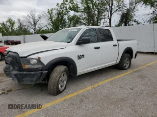 2024 Ram 1500 Classic Warlock with VIN 1C6RR7LG1RS157592, listed as a Copart auction lot 53907815 with 27,175 mi miles and Salvage Title. Bid and sale history available at carsss.com. Image 1.