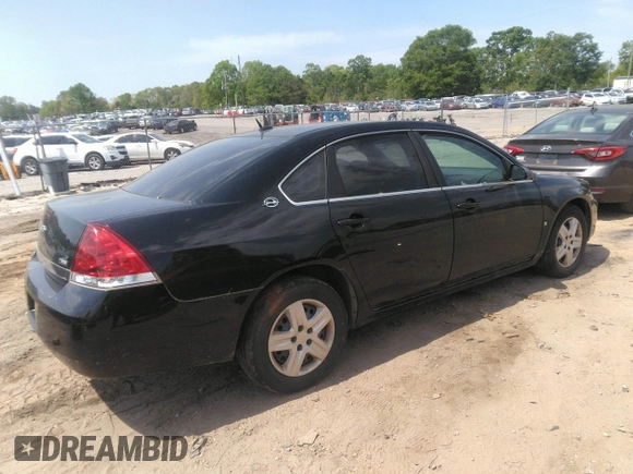 2008 Chevrolet Impala LS with VIN 2G1WB58K681292480, listed as a IAAI auction lot 42080212 with 191,126 mi miles and . Bid and sale history available at DreamBid. Image 4.