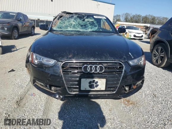 2016 Audi A5 Premium with VIN WAUD2AFHXGN005747, listed as a Copart auction lot 75031624 with 49,068 mi miles and Salvage title. Bid and sale history available at DreamBid. Image 5.