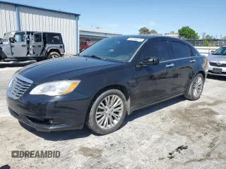 2013 Chrysler 200 Limited with VIN 1C3CCBCG7DN575458, listed as a Copart auction lot 54246075 with 189,097 mi miles and Salvage Title. Bid and sale history available at DreamBid. Image 1.